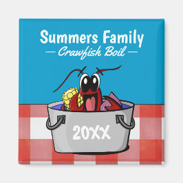 Crawfish Boil Jährliches Party Picnic Magnet
