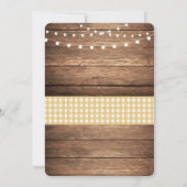 Crawfish Boil Karo Lobby Einladung (Rückseite)