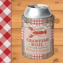 Crawfish Boil Lobster Engagement Party Rustikal