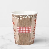 Crawfish Boil Lobster Engagement Party Rustikal Pappbecher (Links)