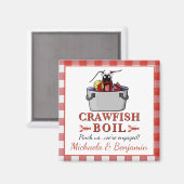 Crawfish Boil Lobster Grillparty Magnet (Vorderseite/Rückseite)
