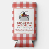 Crawfish Boil Lobster Grillparty Selters Dosenkühler (Rückseite)