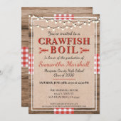 Crawfish Boil Lobster High School Graduation Party Einladung (Vorne/Hinten)