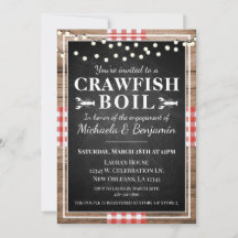 Crawfish Boil Lobster Rustikale Engagement Party