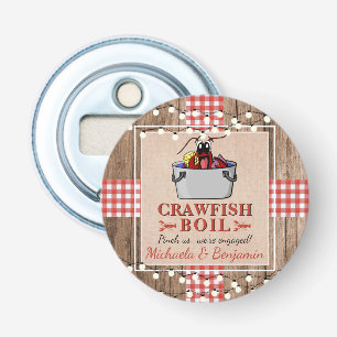 Crawfish Boil Lobster Rustikale Engagement Party Flaschenöffner