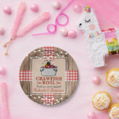 Crawfish Boil Lobster Rustikale Engagement Party Pappteller (Party)