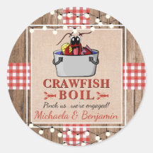 Crawfish Boil Lobster Rustikale Engagement Party