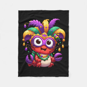 Crawfish Boil Mardi Gras Costume Masquerade Men Wo Fleecedecke
