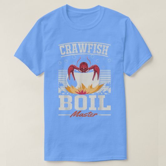 Crawfish Boil Master Crayfish Eizelle T-Shirt (Design vorne)
