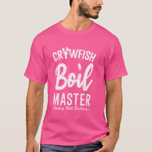 Crawfish Boil Master Funny Cajun Meeresfrüchte Mar T-Shirt