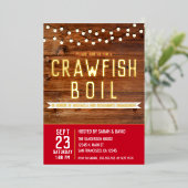 Crawfish Boil Paare Einladung (Stehend vorne)