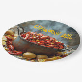 Crawfish Boil Paper Teller (Schrägansicht)