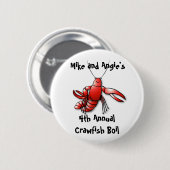 Crawfish Boil Party Button (Vorne & Hinten)
