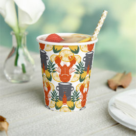 Crawfish Boil Party - Cajun Meeresfrüchte Feier Pappbecher