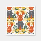 Crawfish Boil Party - Cajun Meeresfrüchte Feier Serviette (Vorderseite)