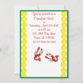 Crawfish Boil Party Einladung (Vorderseite)