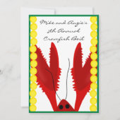 Crawfish Boil Party Einladung (Vorderseite)