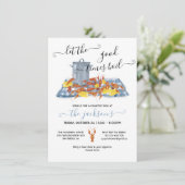 Crawfish Boil Picnic GRILLEN Einladung (Stehend Vorderseite)