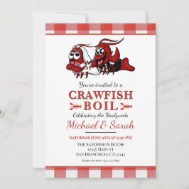 Crawfish Boil Picnic New Engagement Party Einladung
