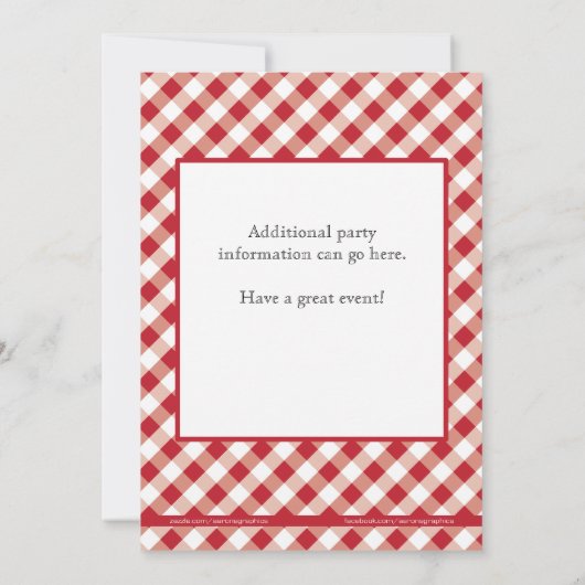 Crawfish Boil Polterabend Party Einladung 2 (Rückseite)