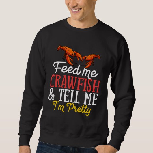 Crawfish Boil Pot Tails Seasoning Lobster Sweatshirt (Vorderseite)