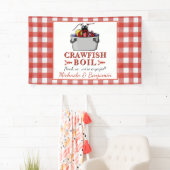Crawfish Boil Seafood Barbecue Party Banner (Insitu)