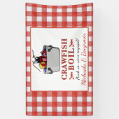 Crawfish Boil Seafood Barbecue Party Banner (Vertikal)