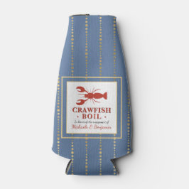Crawfish Boil Seafood Blue Engagement Party Flaschenkühler