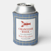 Crawfish Boil Seafood Blue Graduation Party Dosenkühler (Kanne Rückseite)