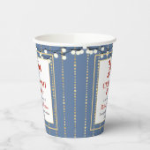 Crawfish Boil Seafood Blue Graduation Party Pappbecher (Links)