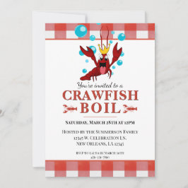 Crawfish Boil Seafood Summer Family Cookout Einladung