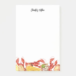 Crawfish Boil Summer Partys Name Post-it Klebezettel