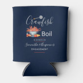Crawfish Boil Verlobung Kochen Meeresfrüchte Dosenkühler (Vorderseite)