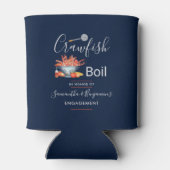 Crawfish Boil Verlobung Kochen Meeresfrüchte Dosenkühler (Rückseite)