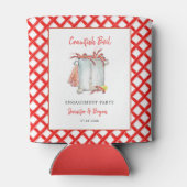 Crawfish Boil Verlobung / Polterabend Party Dosenkühler (Rückseite)