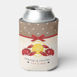 Crawfish Boil Wedding Couples Dusche Dosenkühler