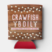 Crawfish Boil Wedding Engagement Party Gefallen Dosenkühler (Rückseite)