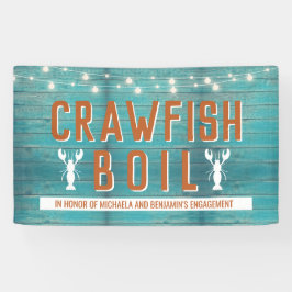 Crawfish Booking Special Event Blue Engagement Par Banner