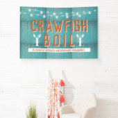 Crawfish Booking Special Event Blue Engagement Par Banner (InSitu)