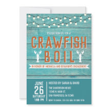 Crawfish Booking Special Event Blue Engagement Par