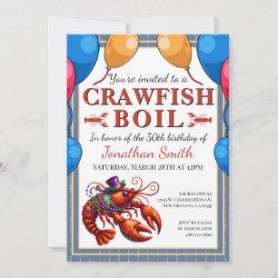 Crawfish Booking Special Event Geburtstag Einladung