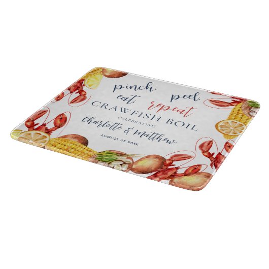 Crawfish Boom der Partnerfamilie Schneidebrett (Ecke)