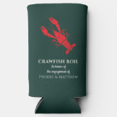 Crawfish Boom Sommer Engagement Party Selters Dosenkühler (Vorderseite)
