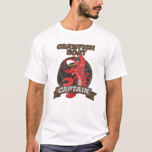Crawfish Bootskapitän Funny Cajun Südseafoo T-Shirt