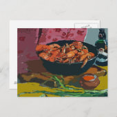 Crawfish Bowl Postkarte (Vorne/Hinten)