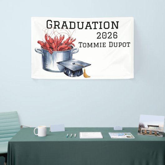 Crawfish & Caps: Ein gekochter Abschluss Banner (Messeveranstaltung)