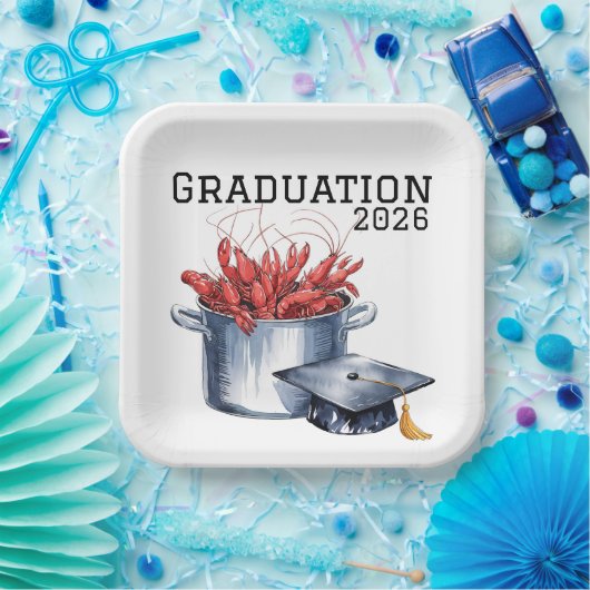 Crawfish & Caps: Ein gekochter Abschluss Pappteller (Party)