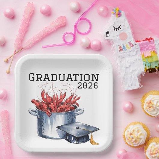 Crawfish & Caps: Ein gekochter Abschluss Pappteller (Party)