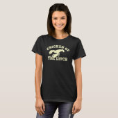 Crawfish Chicken Ditch Retro Cajun-Essen T-Shirt (Vorne ganz)