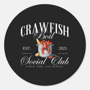Crawfish Club Cappella Santa Maria degli Angeli Runder Aufkleber